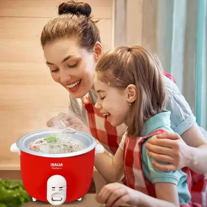 Inalsa Precise Electric Rice Cooker  (1.5 L, Red, White, Silver) Inalsa Precise Electric Rice Cooker  (1.5 L, Red, White, Silver)